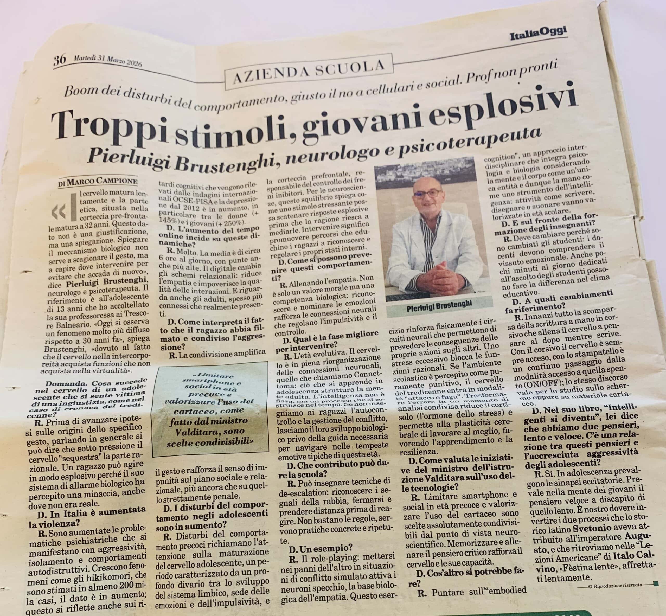 Troppi Stimoli, Giovani Esplosivi